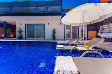 Villa Elanora, Kalkan Bölgesinde, 2 Odalı, Jakuzili, Muhafazakar Villa 3