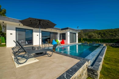 Villa Sokrates, Fethiye Bölgesinde, 2 Odalı, Jakuzili, Saunalı, Balayı Villası 2
