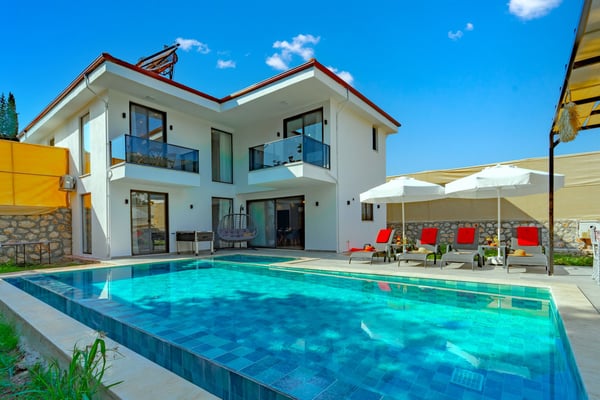 Villa Urania, Patara Bölgesinde, 2 Odalı, Jakuzili, Muhafazakar Villa 2