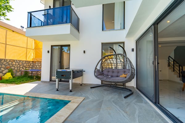 Villa Urania, Patara Bölgesinde, 2 Odalı, Jakuzili, Muhafazakar Villa 3