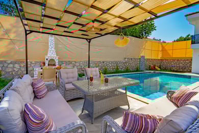 Villa Urania, Patara Bölgesinde, 2 Odalı, Jakuzili, Muhafazakar Villa 3