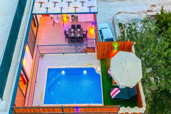 Villa Elpenor, Kalkan Bölgesinde, 2 Odalı, Muhafazakar Villa 1