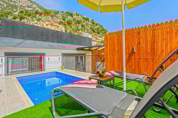 Villa Elpenor, Kalkan Bölgesinde, 2 Odalı, Muhafazakar Villa 2