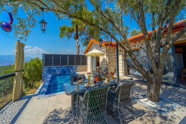 Villa Sally, Patara Bölgesinde, Jakuzi ve Hamamlı, Balayı Villası 3