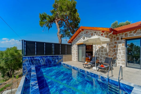 Villa Sally, Patara Bölgesinde, Jakuzi ve Hamamlı, Balayı Villası 1