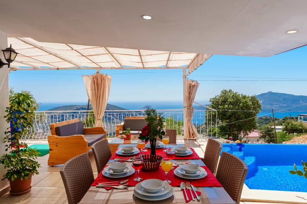 Villa Shanna, Kalkan Bölgesinde, 3 Odalı, Jakuzili, Muhafazakar 2