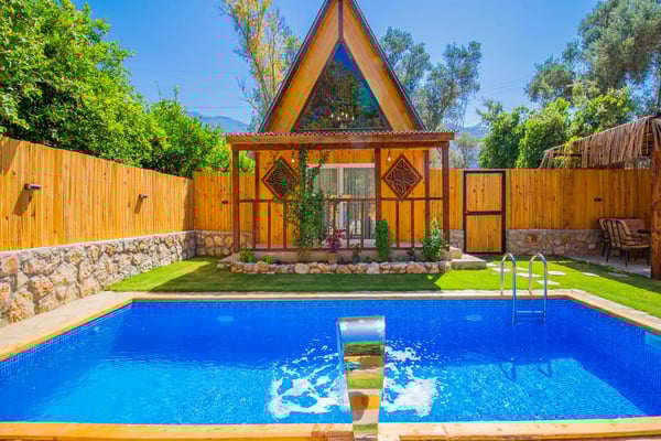 Villa Anteros, Kalkan Bölgesinde, 1 Odalı, 2 Kişilik, Muhafazakar, Bungalov 2