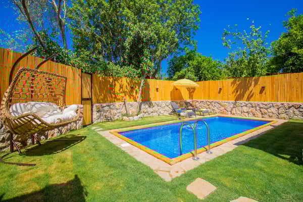Villa Anteros, Kalkan Bölgesinde, 1 Odalı, 2 Kişilik, Muhafazakar, Bungalov 3