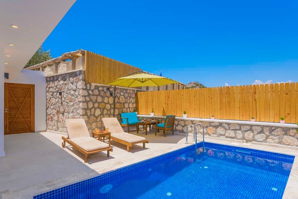 Villa Lilith-1, Kalkan Bölgesinde, Tek Odalı, Korunaklı Balayı Villası 2