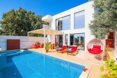 Villa Bahar, Kalkan`da, Jakuzi ve Kapalı Havuzlu, Balayı Villası 2