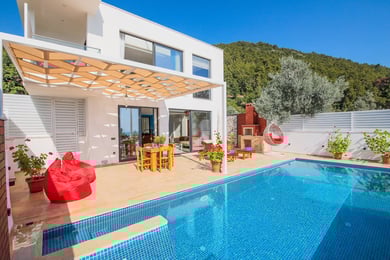 Villa Bahar, Kalkan`da, Jakuzi ve Kapalı Havuzlu, Balayı Villası 3