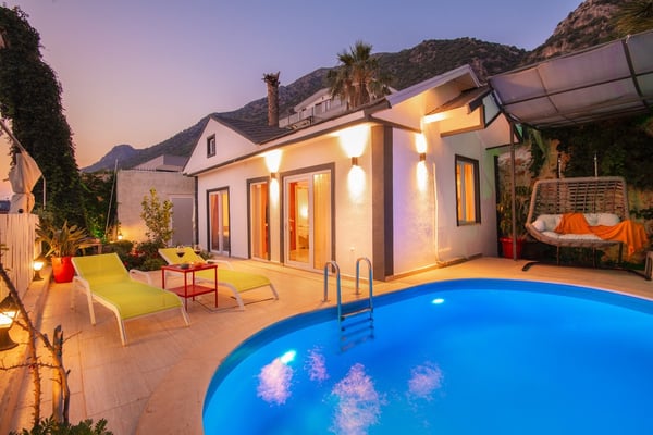 Villa Han-4, Gün Batımı Manzaralı, Süit Yatak Odalı Lüks Villa 2