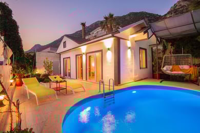 Villa Han-4, Gün Batımı Manzaralı, Süit Yatak Odalı Lüks Villa 2