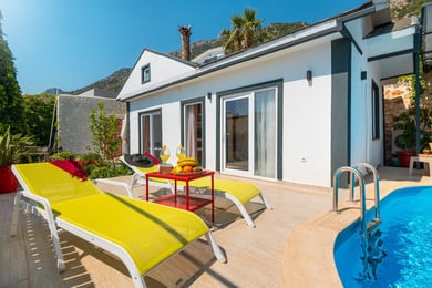 Villa Han-4, Gün Batımı Manzaralı, Süit Yatak Odalı Lüks Villa 1