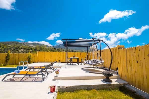 Villa Helen-2, Kalkan`da, Jakuzili, Balayı Villası 3