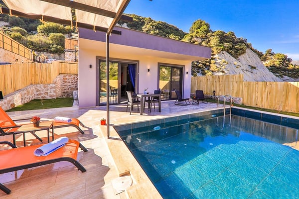 Villa Helen-3, Kalkan'da, Jakuzili Lüks Villa 1