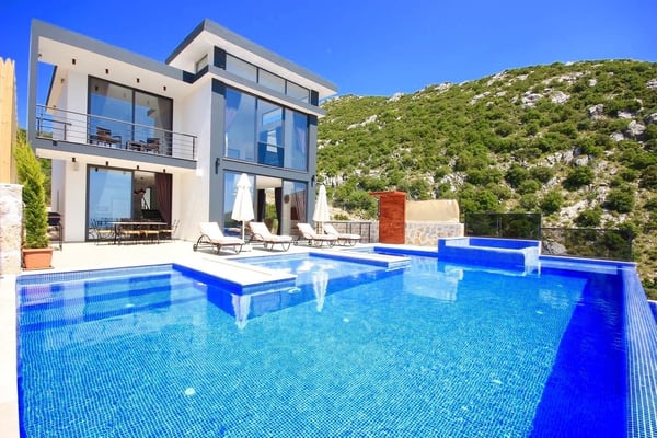 Villa Hicran, Jakuzili Havuzlu, Kusursuz Deniz Manzaralı, Lüks Villa 1
