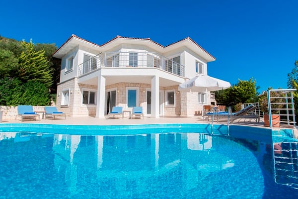 Villa Kristal, Çocuk Havuzlu, Deniz Manzaralı Lüks Villa 3