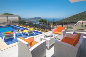 Villa Mango-1, Denize Yakın, Geniş Yüzme Havuzlu, Saunalı Villa 1