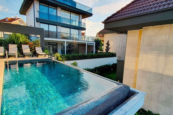 Villa Medusa-7, Site İçinde, Süit Odalı, Günbatımı Manzaralı Villa 3