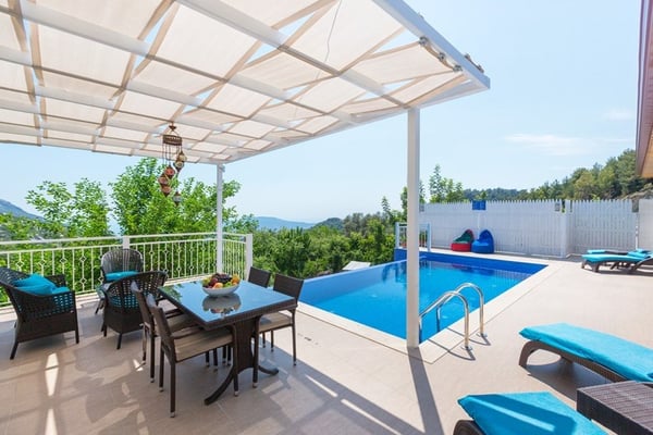 Villa Meşe, Deniz Manzaralı, Doğa İçerisinde, Jakuzili Villa 3