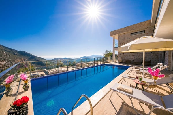 Villa Nihan-10, Muhafazakar Havuzlu, Doğa İçerisinde, Jakuzili Villa 3