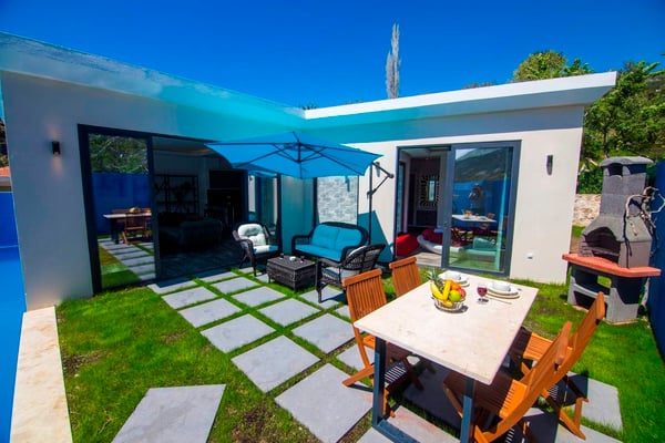 Villa Safran-1, Deniz Manzaralı, Korunaklı Havuzlu Lüks Villa 3