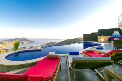 Villa Ahenk, Geniş Korunaklı Havuzlu, Deniz Manzaralı Villa 2