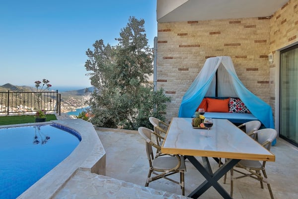 Villa Sazende, Korunaklı Havuzlu, Merkeze Yakın Lüks Villa 3