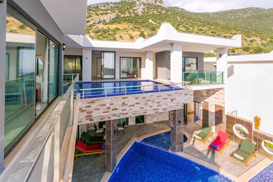 Villa Buselik, Korunaklı Yüzme Havuzlu, Site İçerisinde Villa 2