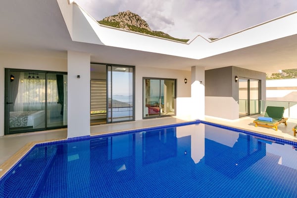 Villa Buselik, Korunaklı Yüzme Havuzlu, Site İçerisinde Villa 3