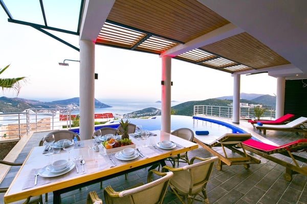 Villa Yegah, Korunaklı Havuzlu, Site İçerisinde, Manzaralı Villa 3
