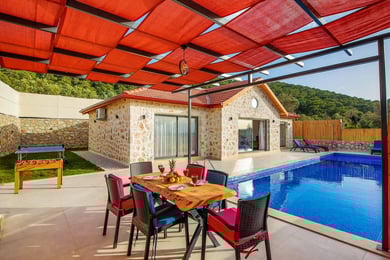 Villa Dora, Dört Kişilik, Jakuzili, Doğa İçerisinde Lüks Villa 1