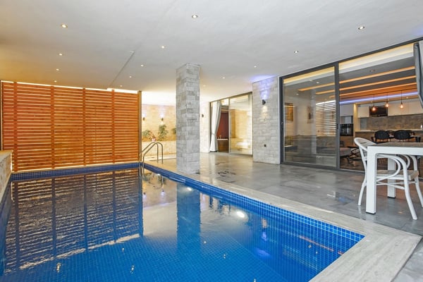 Villa Bofo-3, Muhafazakar Yüzme Havuzlu, Sauna ve Jakuzili Lüks Balayı Villası 2