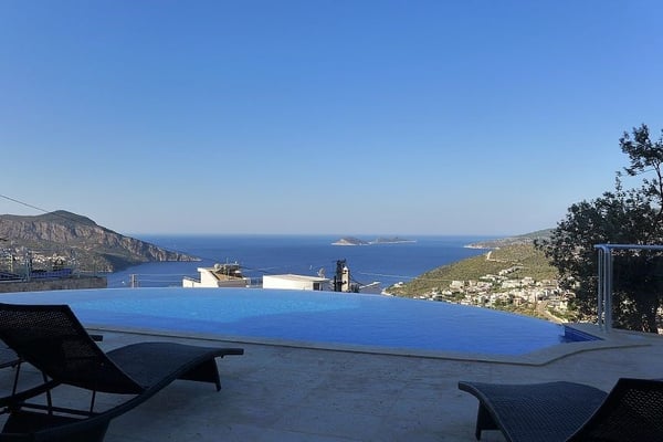 Villa Yakamoz, Kalkan Bölgesinde, Deniz Manzaralı ve 7 Odalı 1