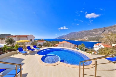 Villa Nihavend-6, Çocuk Havuzlu, Deniz Manzaralı, Jakuzili 2