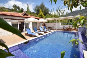 Villa Zambak-1, Deniz Manzaralı, Doğa İçinde, Süit Odalı Lüks Villa 3